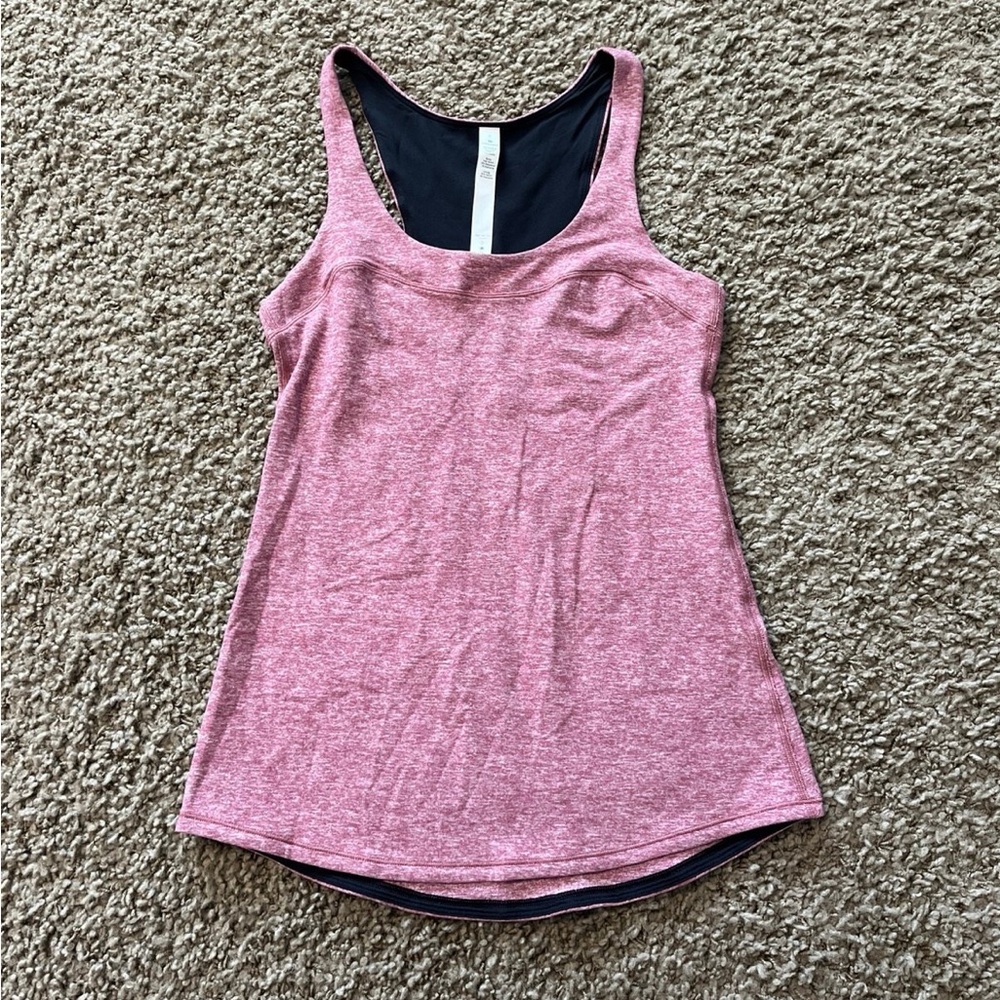 Lululemon Pink Racerback Tank Top